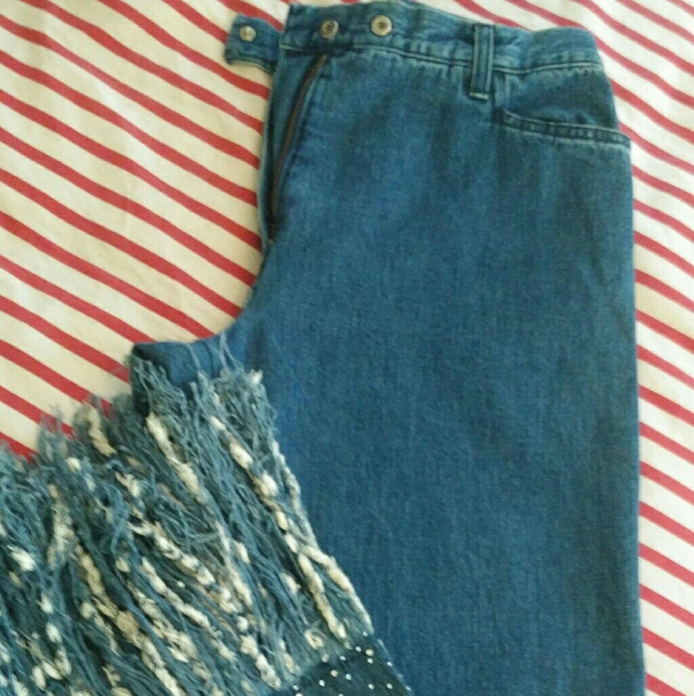 Fendi Collection Rare Swarovski Crystal Jean
